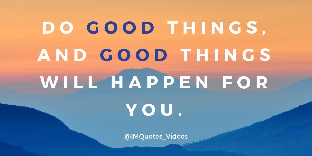 Good Things