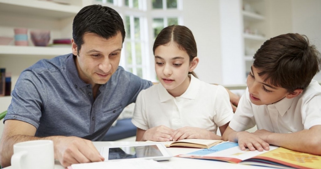 Kids Learning at Home