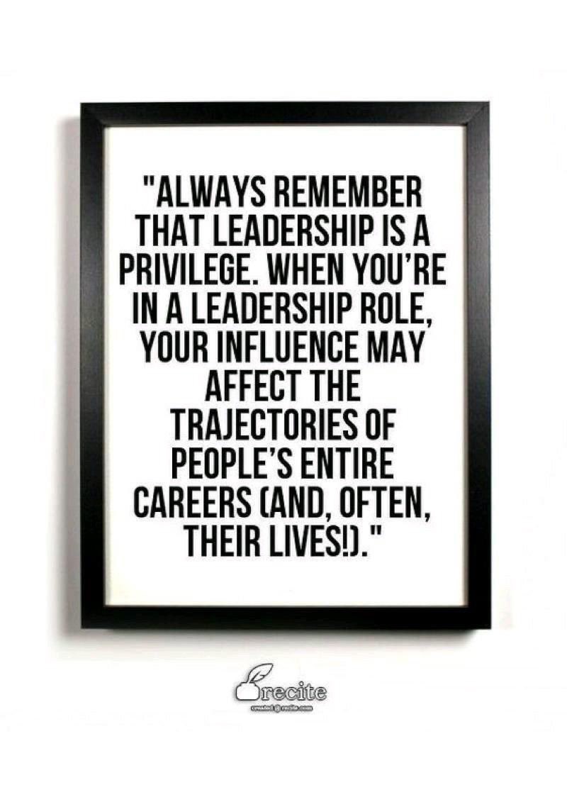 Leadership Priviledge