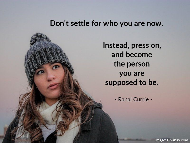 Person you are supposed to be